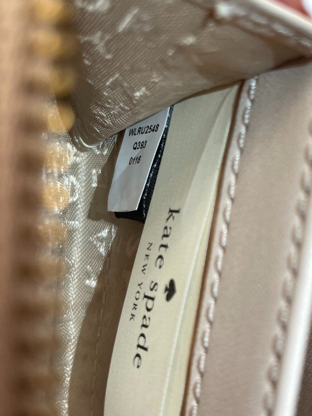 Kate Spade Wellesley Cara zip around & snap Wallet Two-Tone Black and Cream - Picture 13 of 16